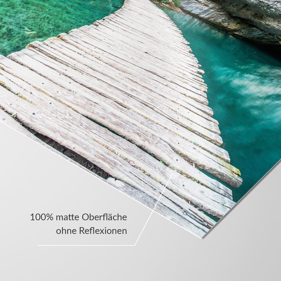 Fototapeta - jezioro, most, las