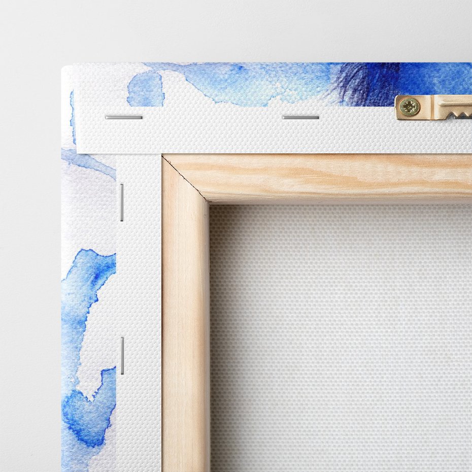 Obraz na płótnie - akwarela, portret, twarz