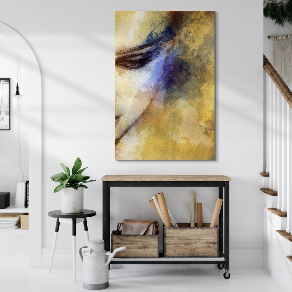 Obraz na płótnie - abstrakcja, portret, oko