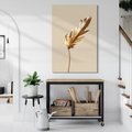 Obraz na płótnie - złoto, liść, roślina