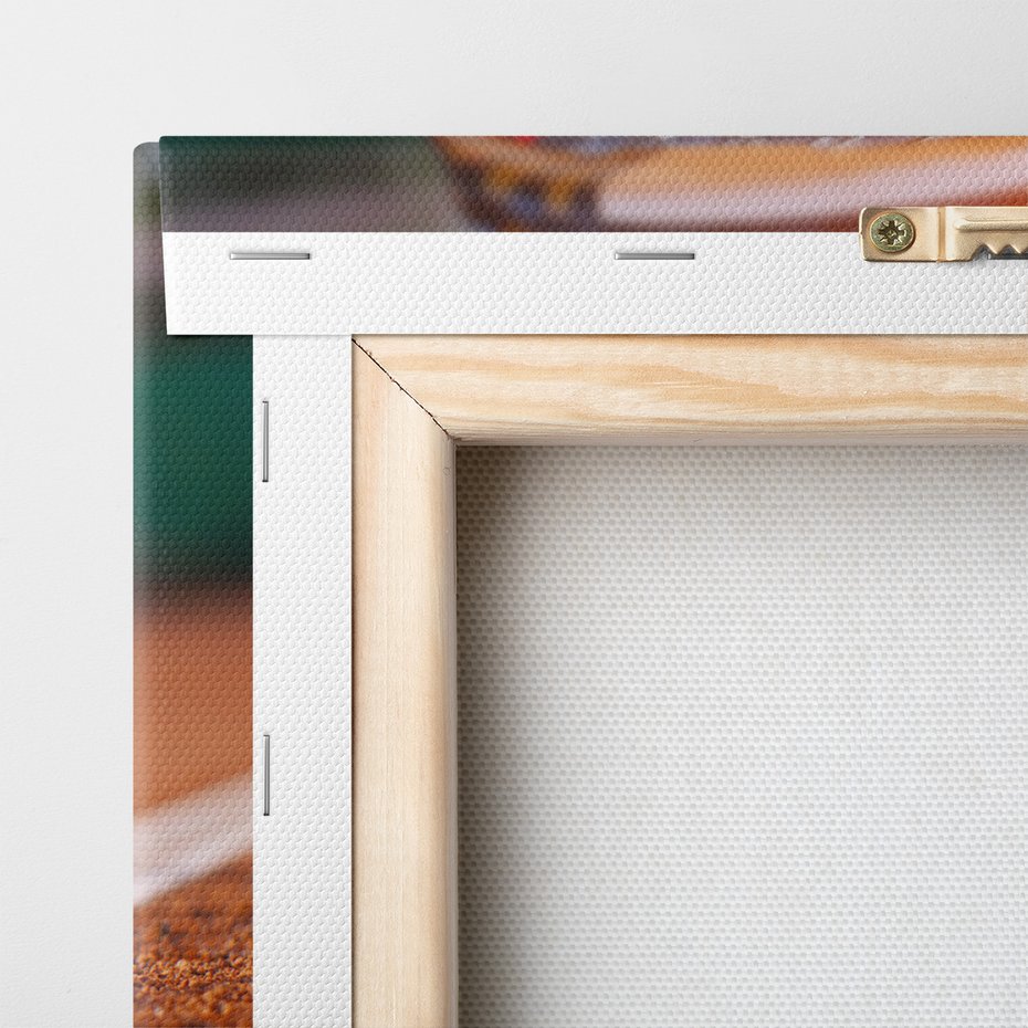 Obraz na płótnie - tenis, piłka, kort