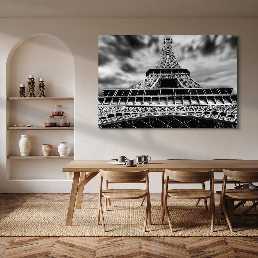 Obraz na płótnie - Eiffel, Wieża, Paryż