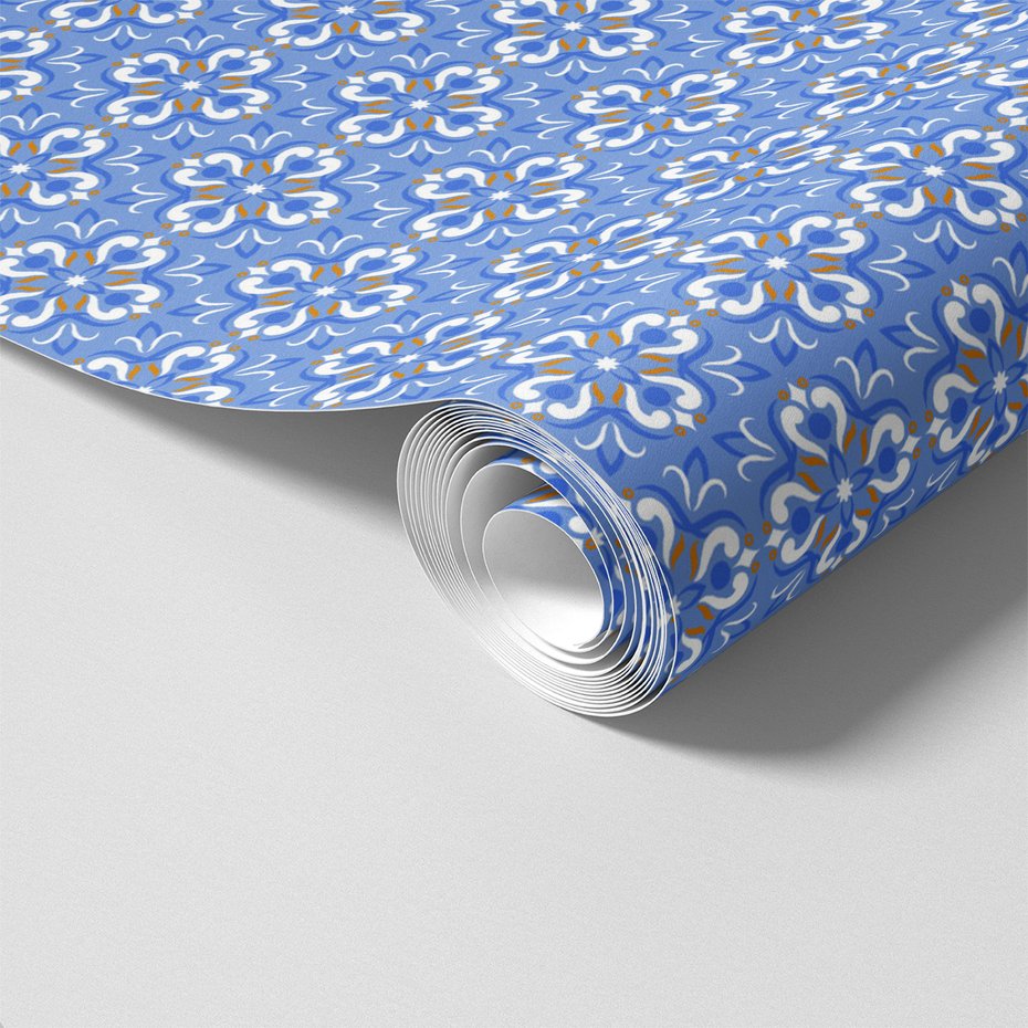 Tapeta - ornament, abstrakcja, kształt