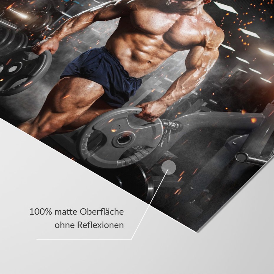 Fototapeta - kulturysta, siłownia, trening