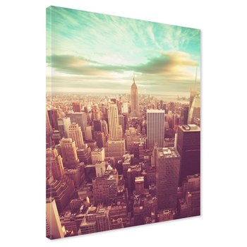 Obraz na płótnie - miasto, drapacze chmur, panorama