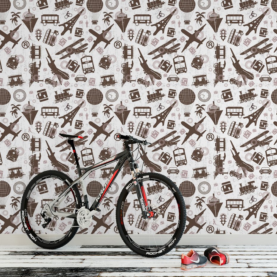 Tapeta - samolot, pociąg, podróż