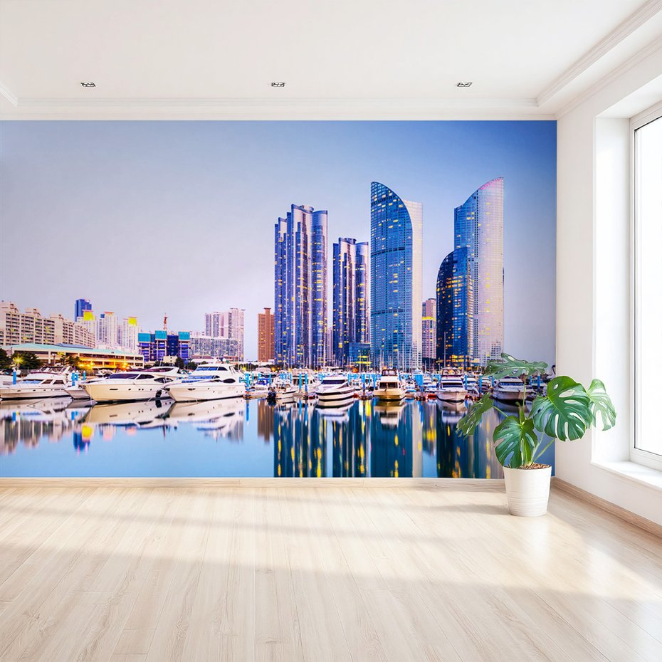 Fototapeta - miasto, woda, budynki