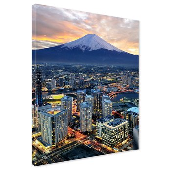 Obraz na płótnie - miasto, góra, budynki