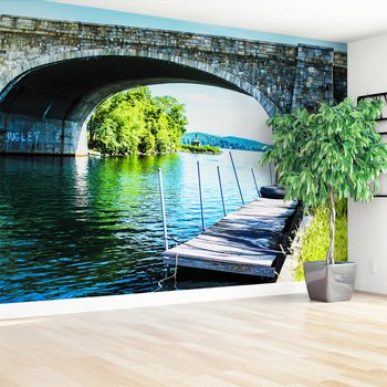 Fototapeta - most, woda, krajobraz