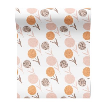 Tapeta - kwiaty, liście, abstrakcja