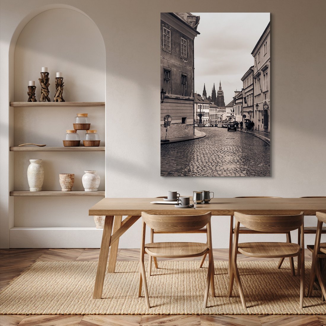 Obraz na płótnie - miasto, ulica, Praga