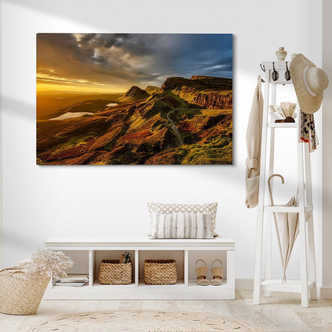 Obraz na płótnie - krajobraz, góry, droga