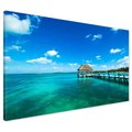 Obraz na płótnie - morze, plaża, pomost