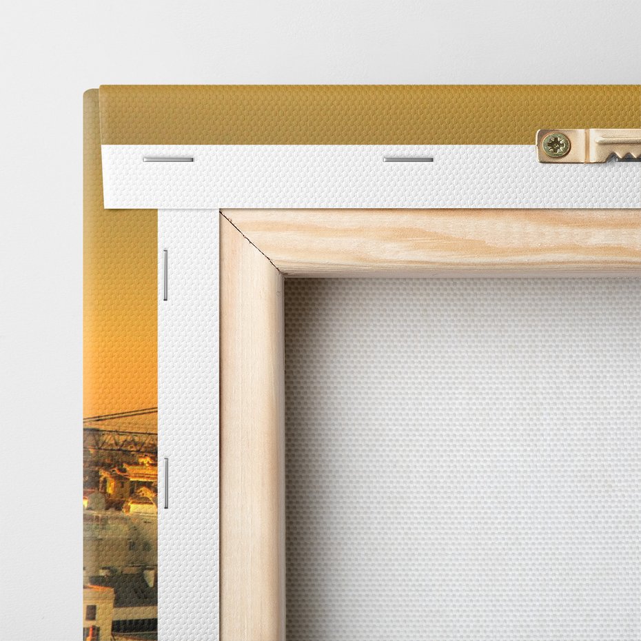 Obraz na płótnie - miasto, ulica, budynki