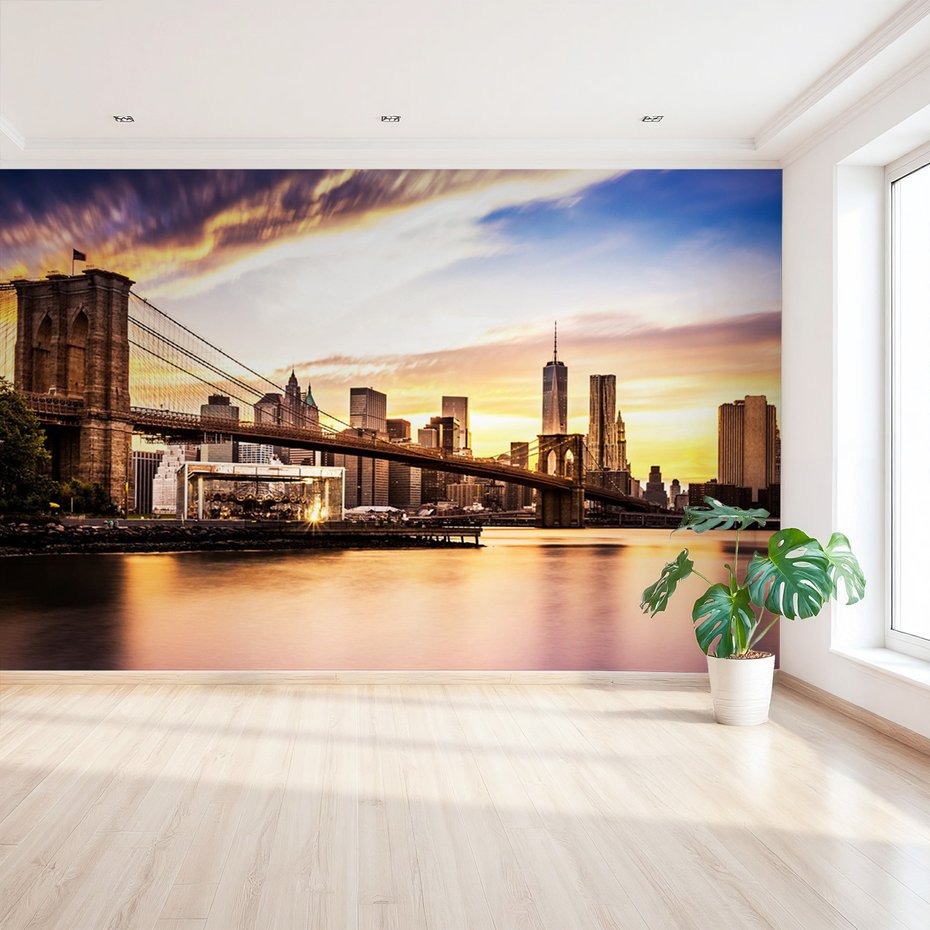 Fototapeta - Brooklyn Bridge, Nowy Jork, Manhattan