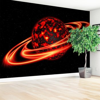 Fototapeta - planeta, kosmos, pierścienie