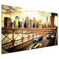 Obraz na płótnie - miasto, most, samochody