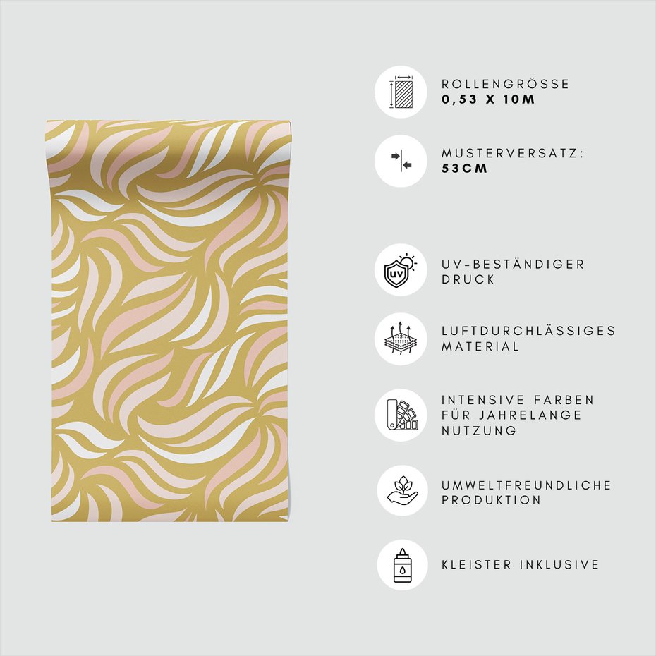 Tapeta - liście, abstrakcja, tło