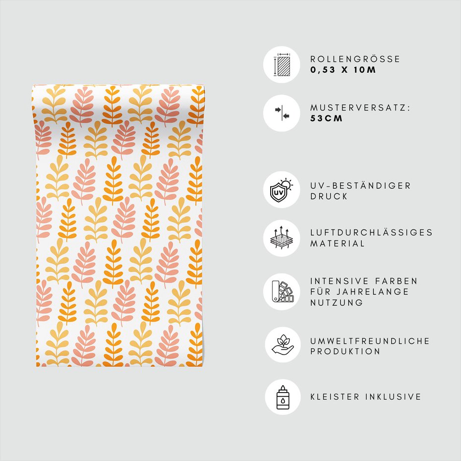 Tapeta - liście, gałązki, natura