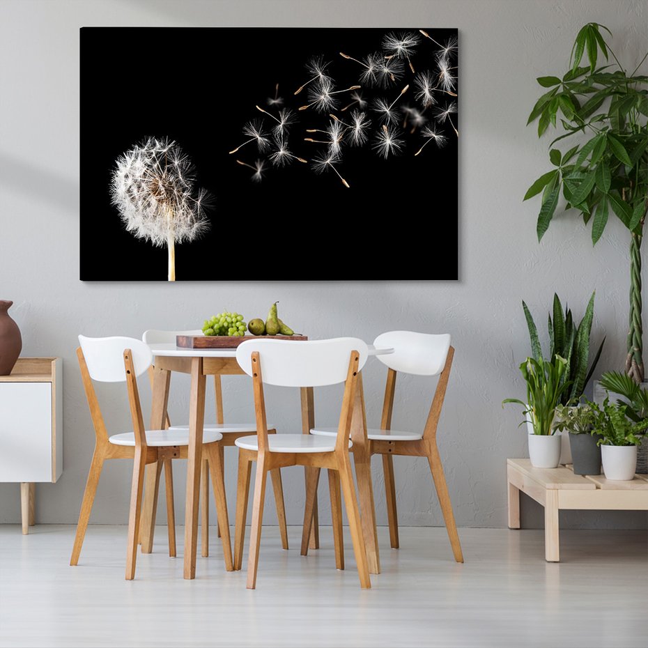 Obraz na płótnie - Dmuchawiec, Nasiona, Delikatność