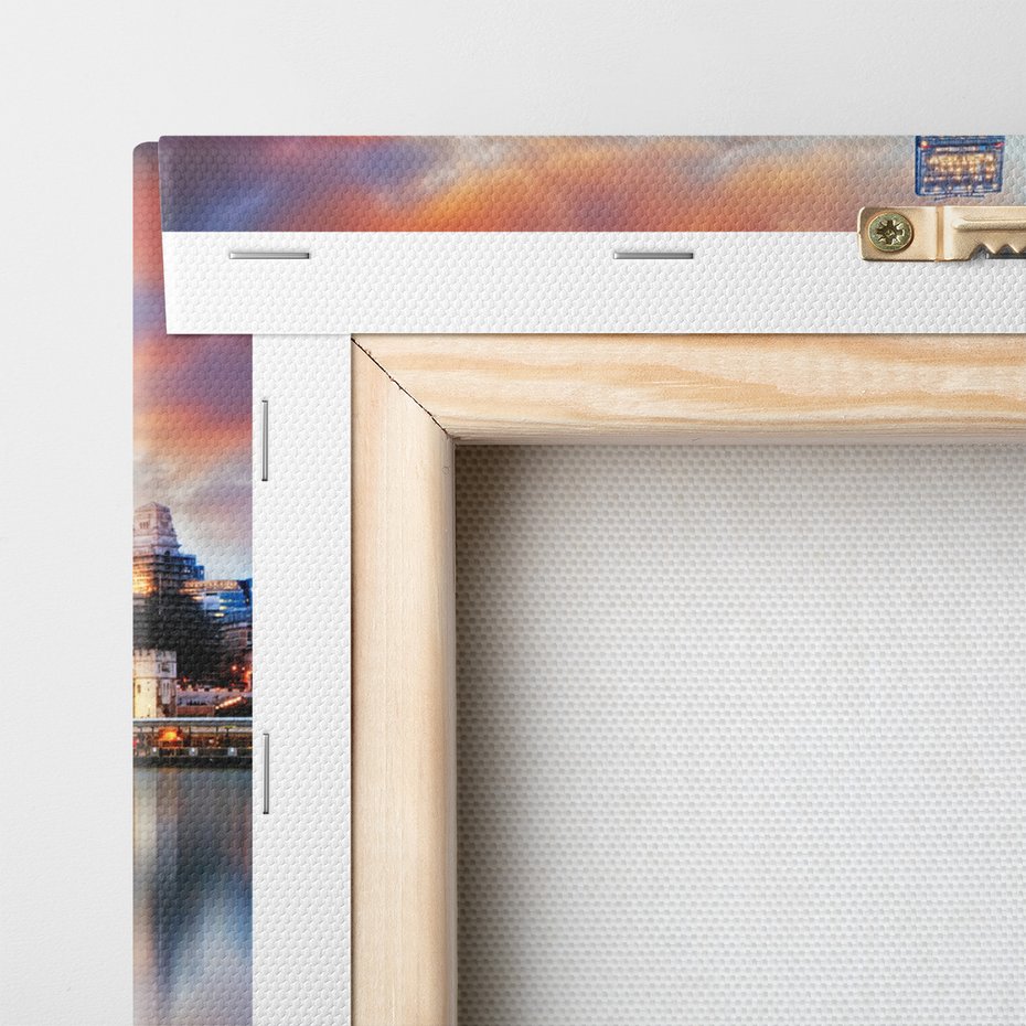 Obraz na płótnie - miasto, panorama, rzeka