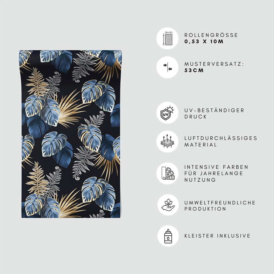 Tapeta - liście, natura, elegancja