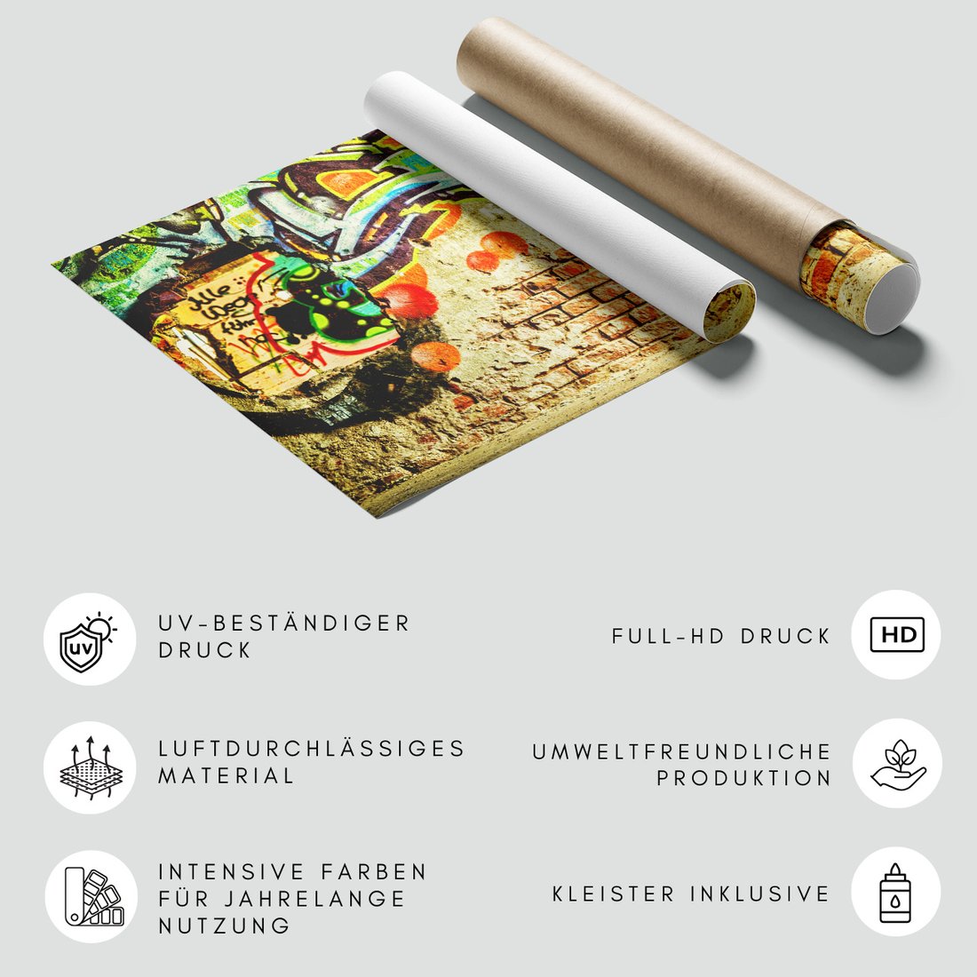 Fototapeta - graffiti, ściana, sztuka