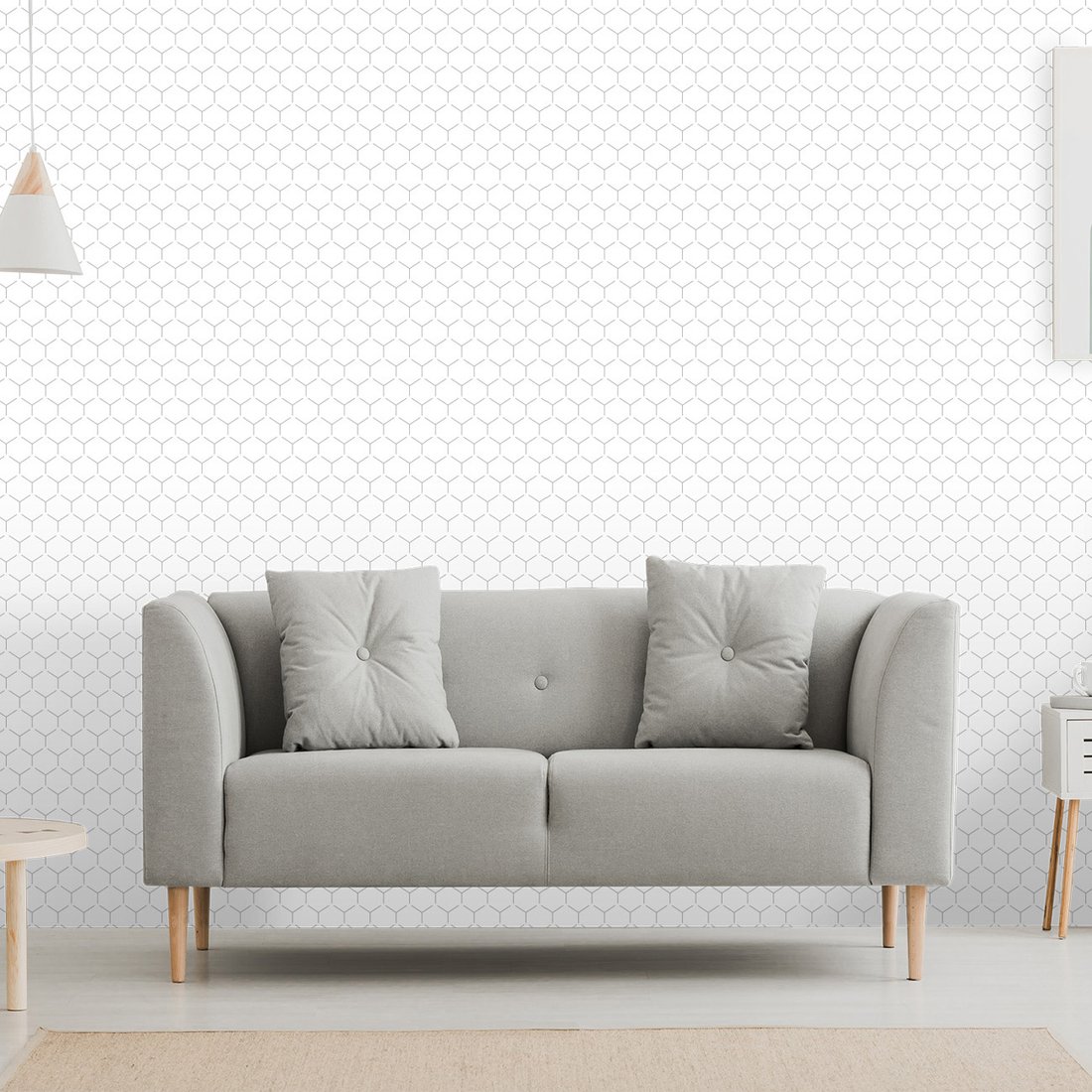 Tapeta - plaster, miodu, sześciokąt,