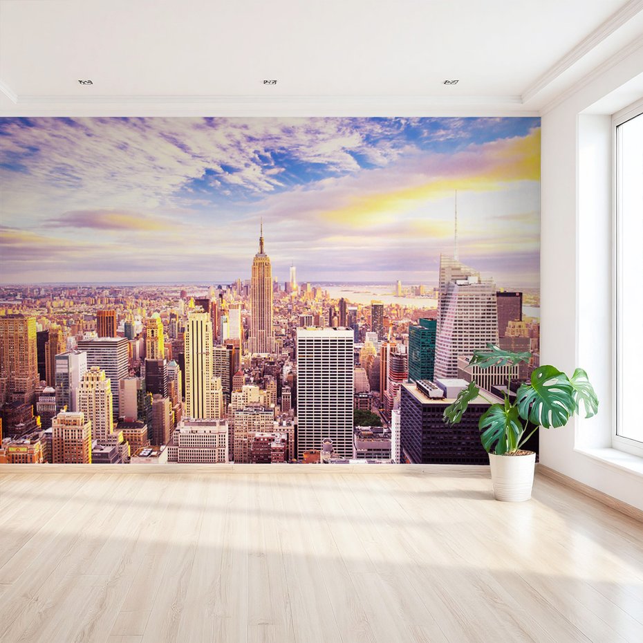 Fototapeta - miasto, drapacze chmur, panorama