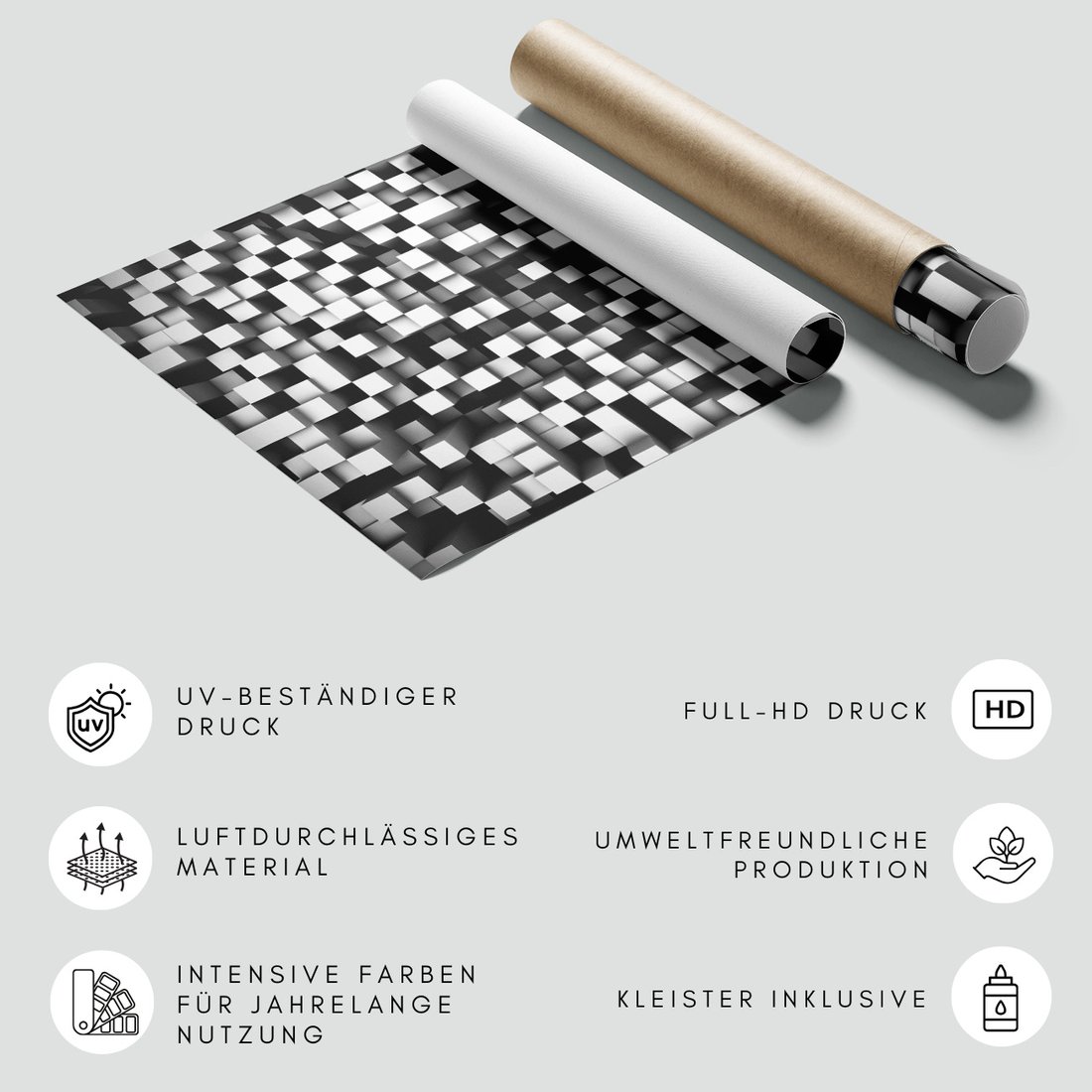 Fototapeta - abstrakcja, sześciany, wzór