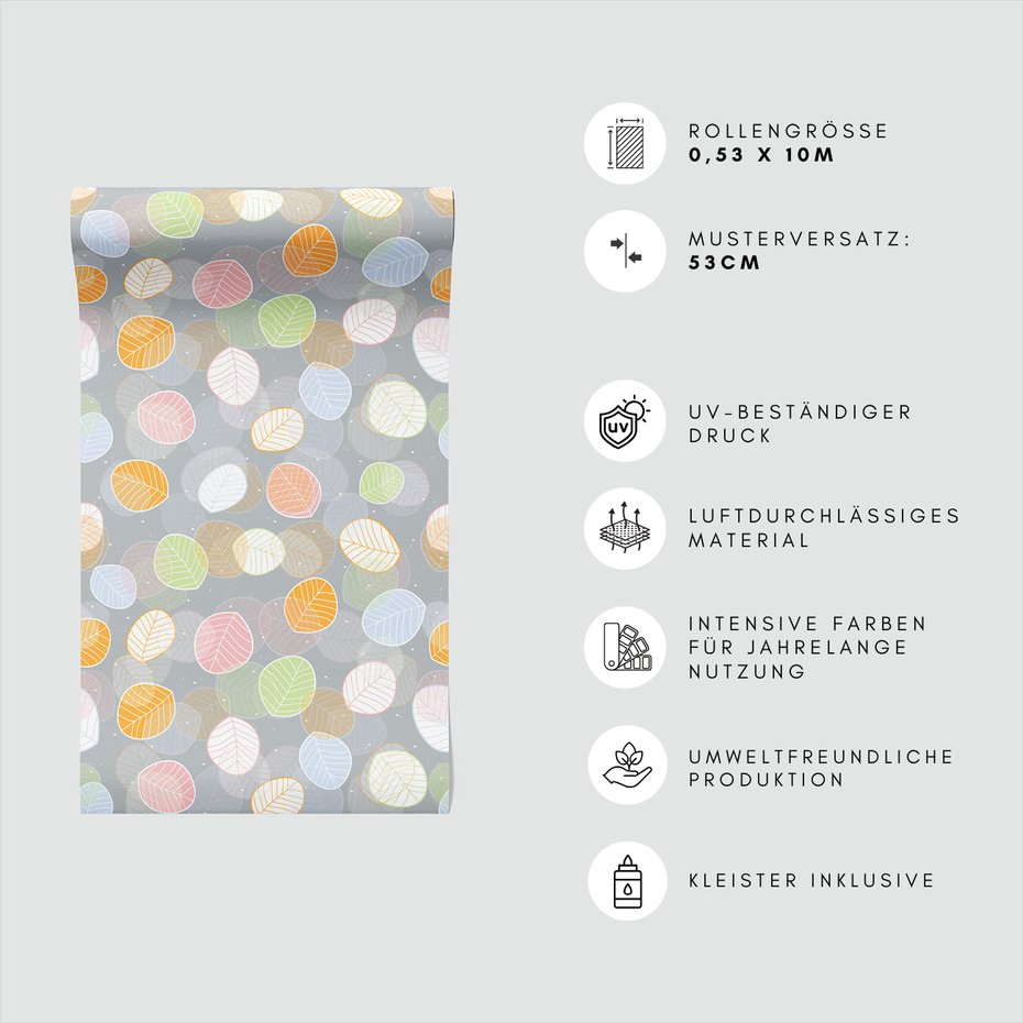 Tapeta - liście, tło, pastelowe