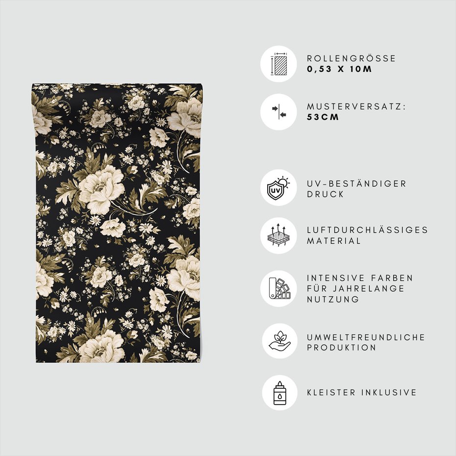 Tapeta - kwiaty, bukiet, liście