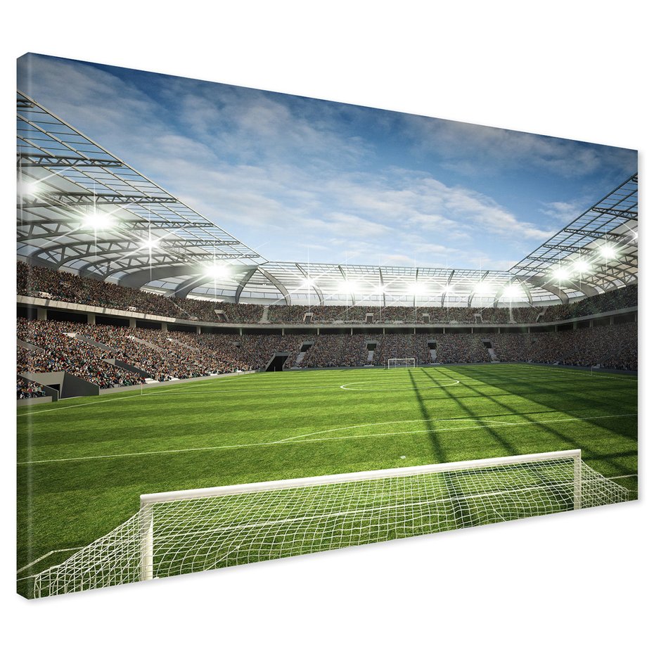 Obraz na płótnie - stadion, piłka nożna, sport