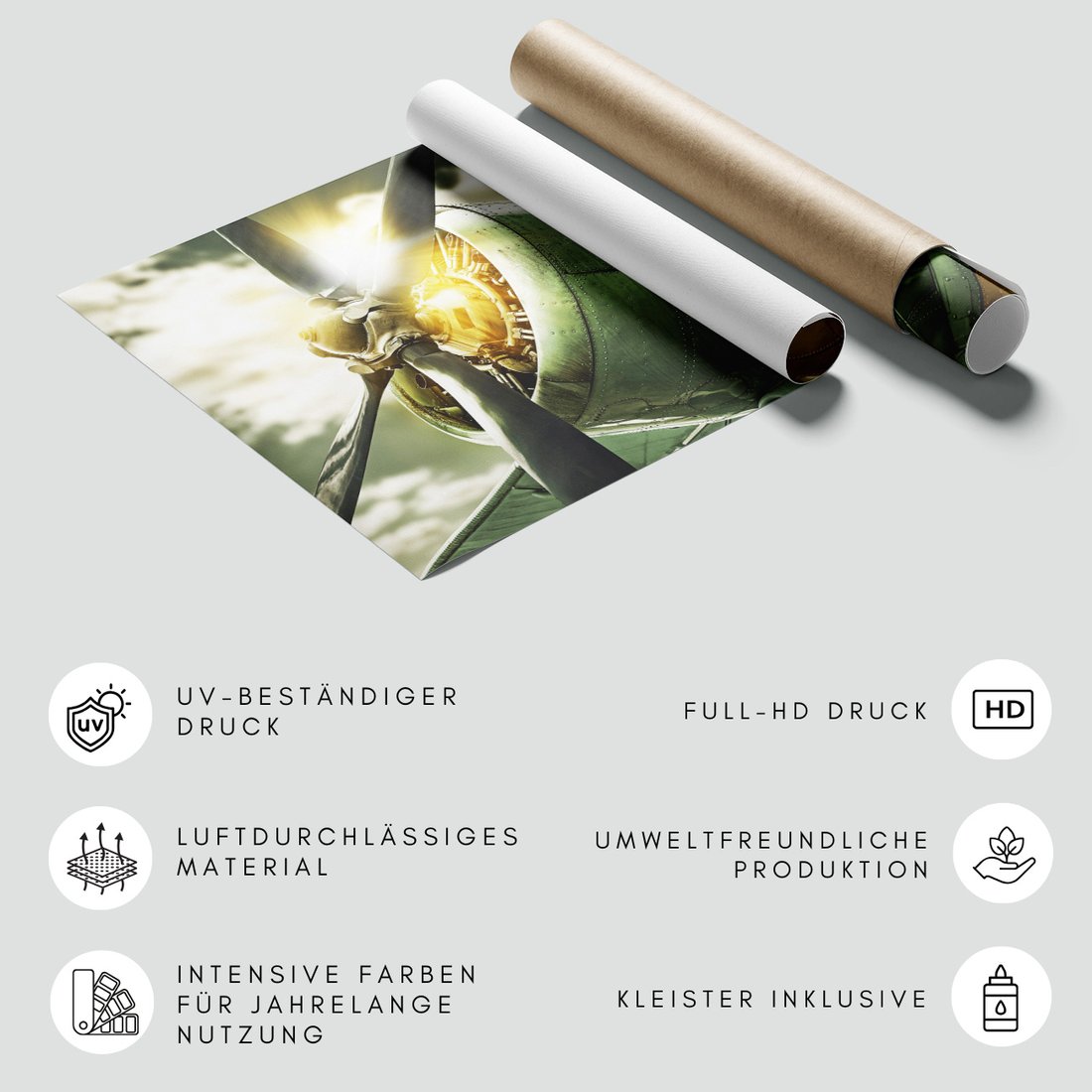 Fototapeta - samolot, silnik, śmigło