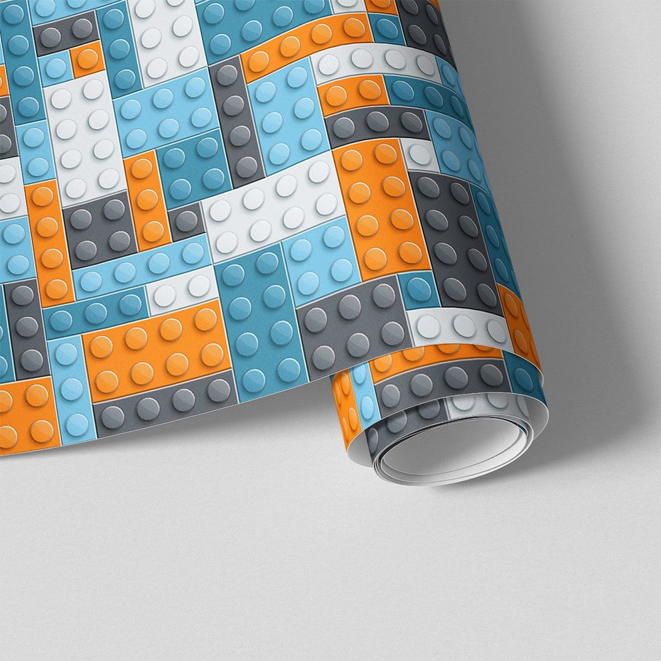 Tapeta - dziecięca, klocki, zabawki, konstrukcja