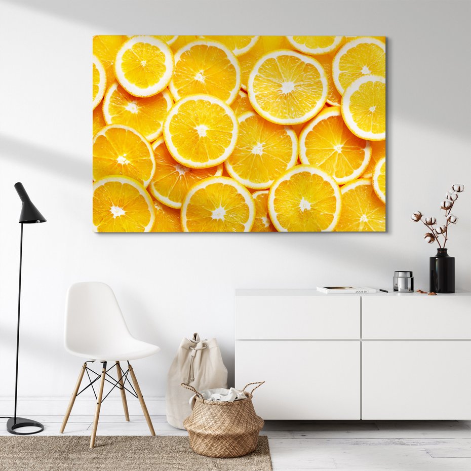 Obraz na płótnie - pomarańcze, owoce, cytrusy