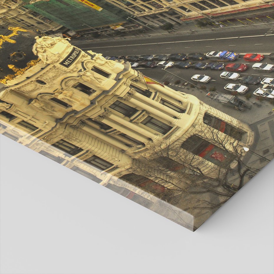 Obraz na płótnie - miasto, ulica, budynki