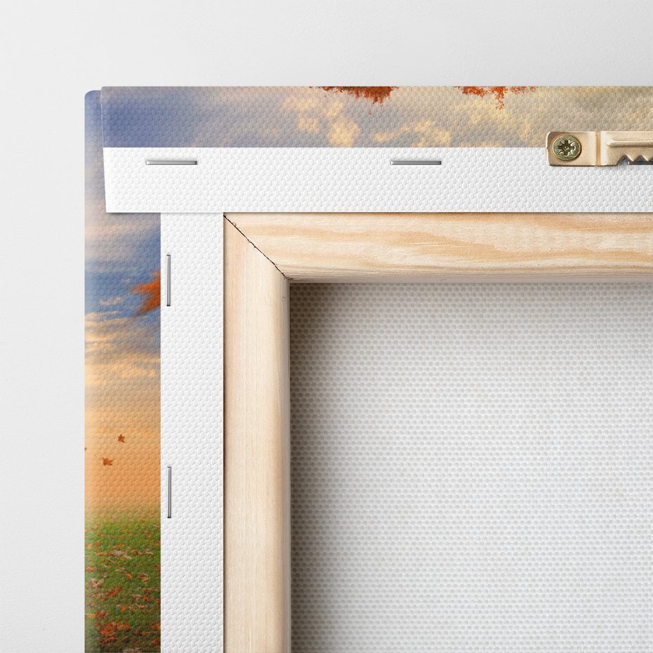 Obraz na płótnie - jesień, drzewo, liście