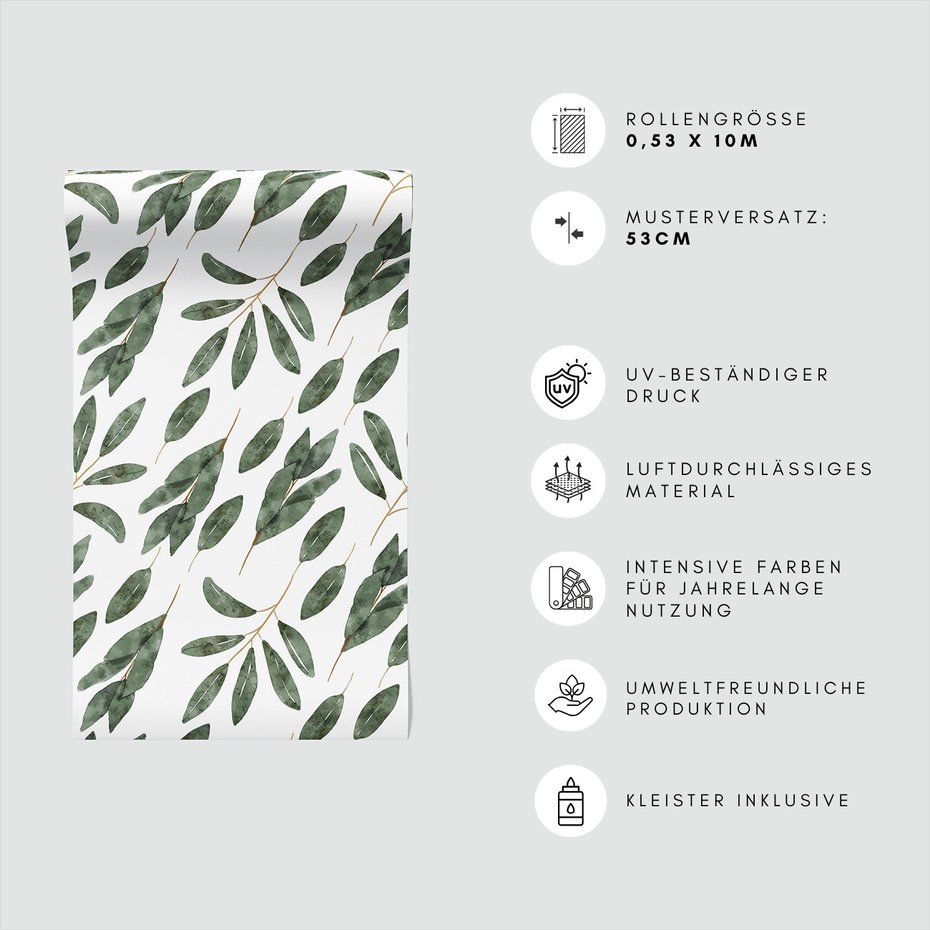 Tapeta - liście, gałązki, natura