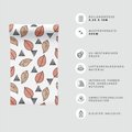 Tapeta - liście, trójkąty, natura
