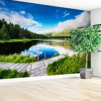 Fototapeta - jezioro, góry, krajobraz