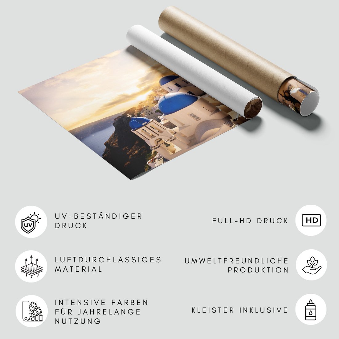 Fototapeta - Santorini, Grecja, architektura