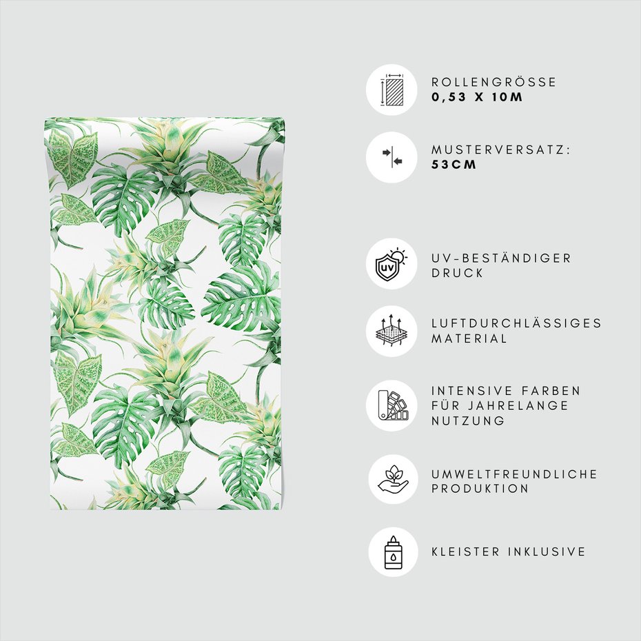 Tapeta - liście, rośliny, bromelia