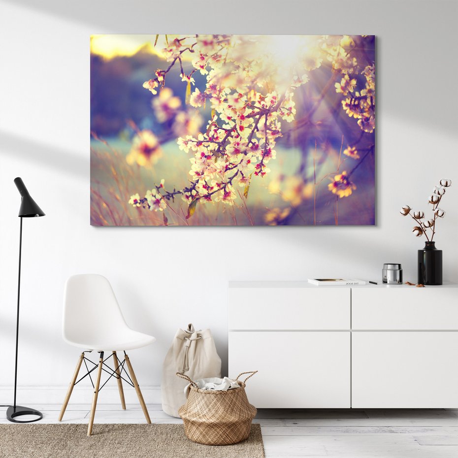 Obraz na płótnie - kwiaty, wiosna, słońce