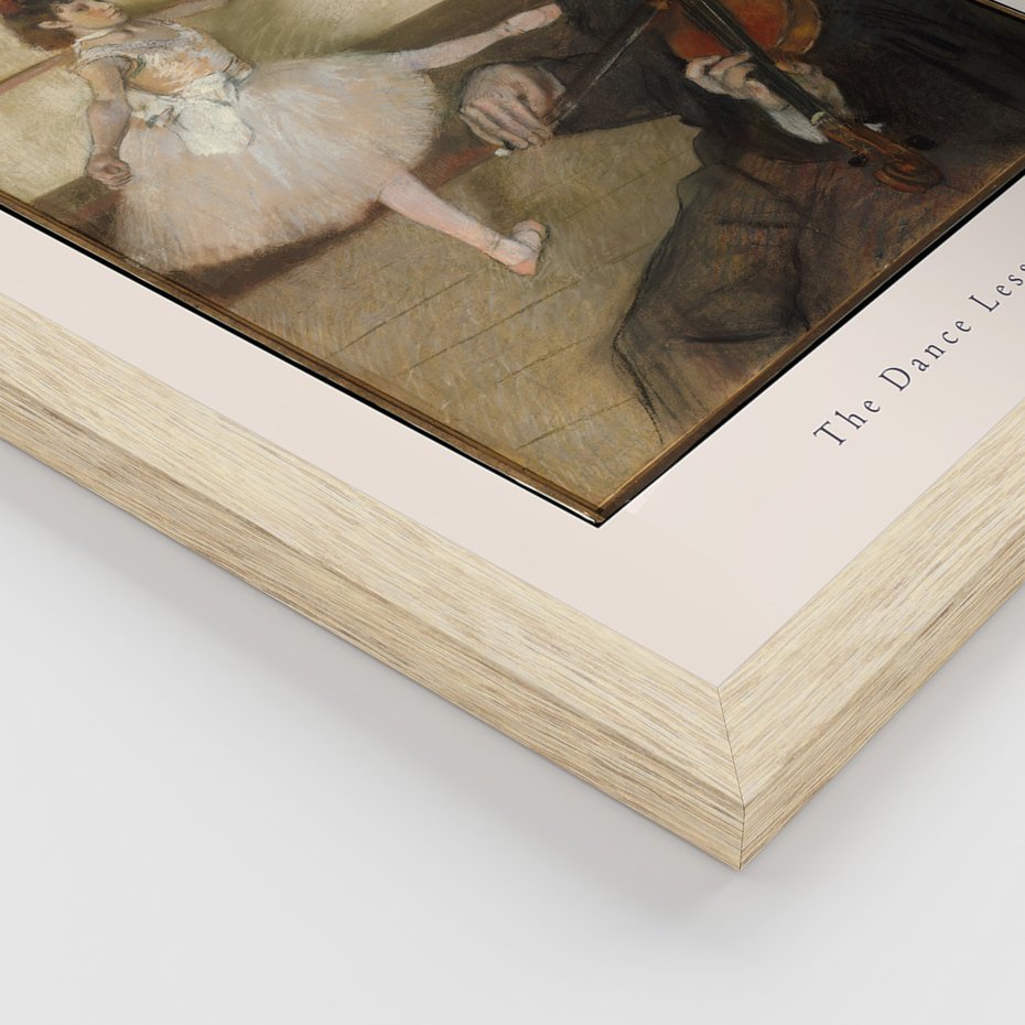 Zestaw obrazy w ramie, plakaty - balet, tancerki, Degas - rama drewno