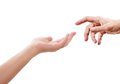 Fototapeta - dłonie, dotyk, połączenie