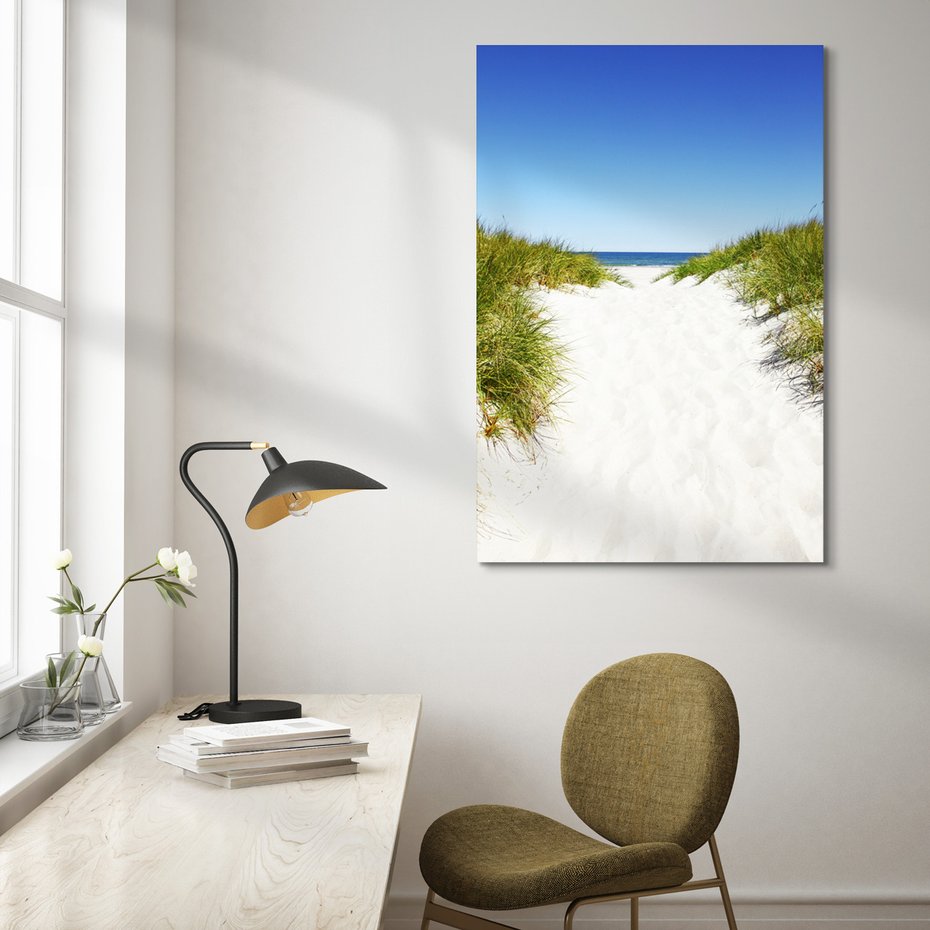 Obraz na płótnie - plaża, piasek, morze