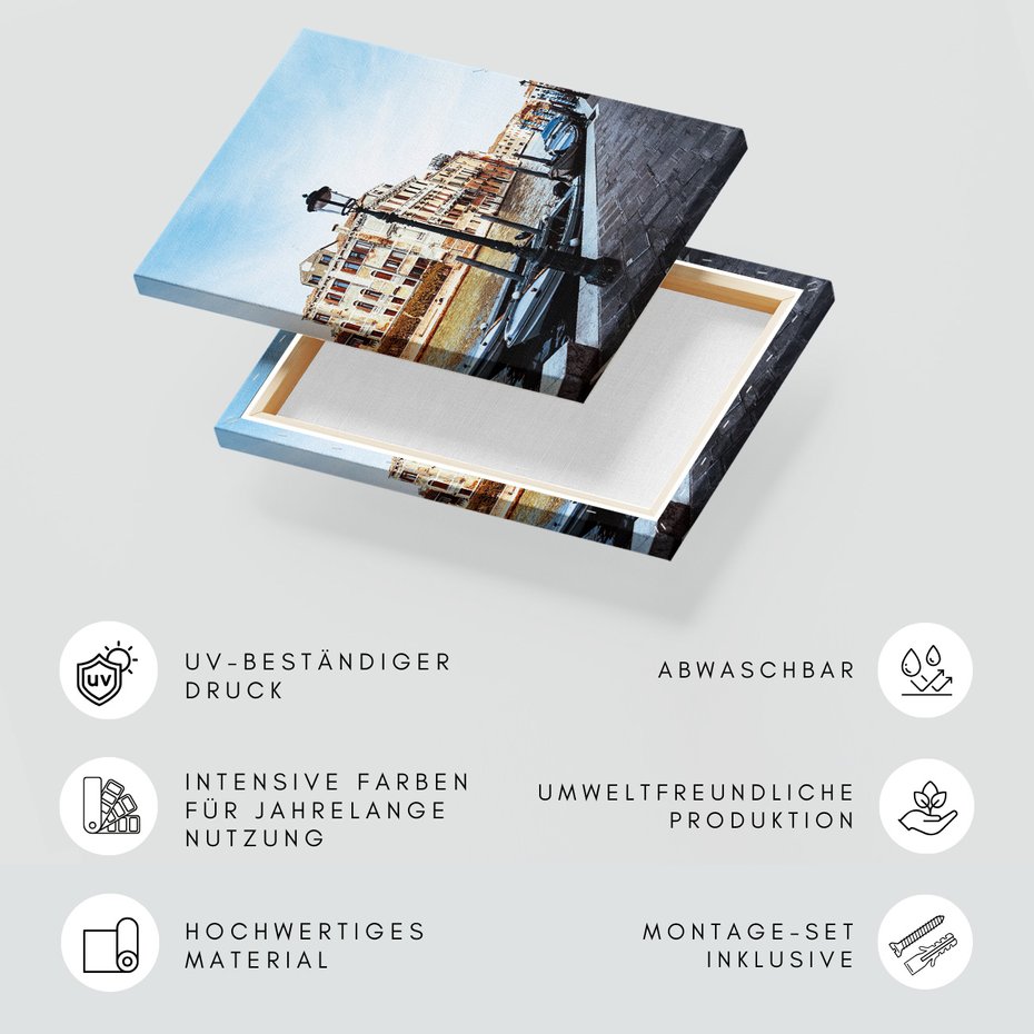 Obraz na płótnie - Wenecja, miasto, kanał