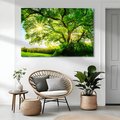 Obraz na płótnie - drzewo, słońce, natura