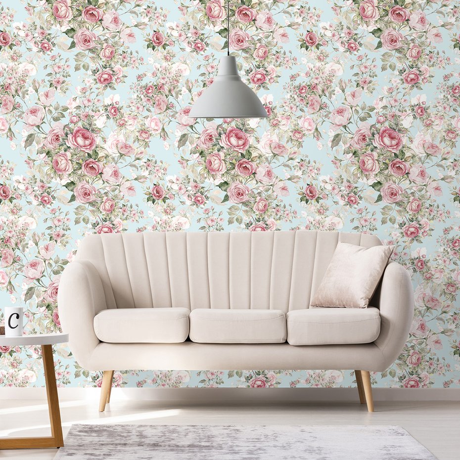 Tapeta - róże, kwiaty, tło